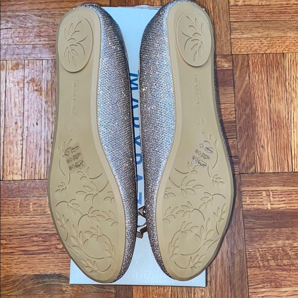 Marypaz Gold Metallic Ballerina Flats - Picture 3 of 3